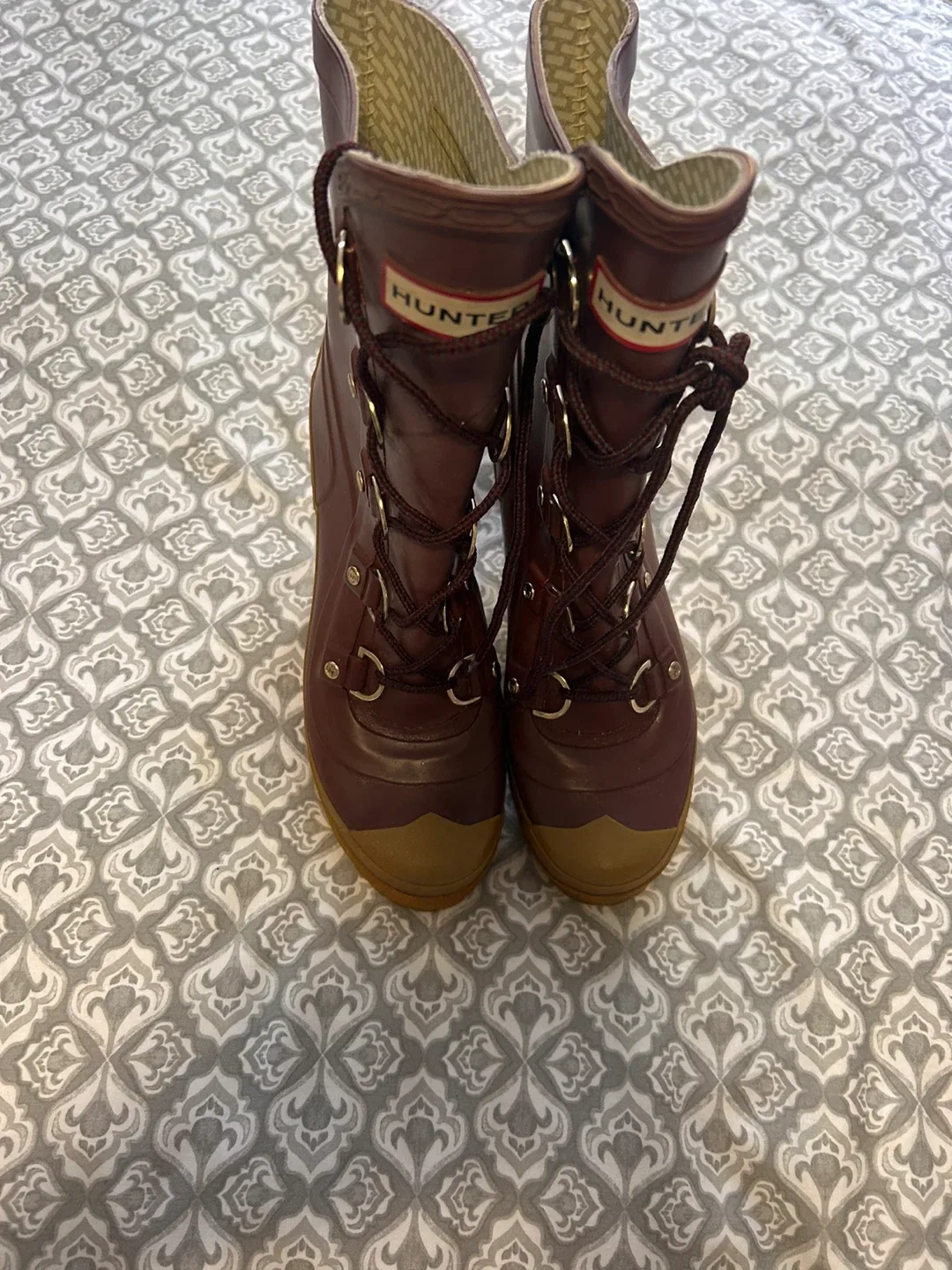 Hunter Women's Insulated Heeled Rain Boots - Size 7 image indicator(2)