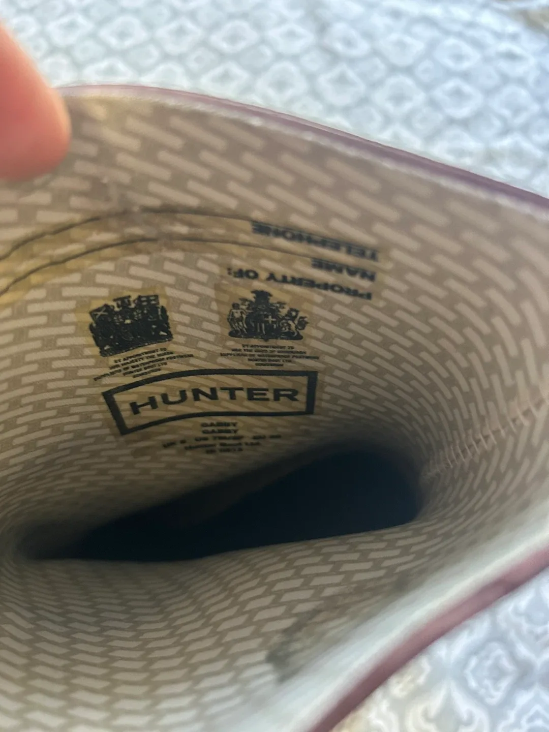 Hunter Women's Insulated Heeled Rain Boots - Size 7 image indicator(8)