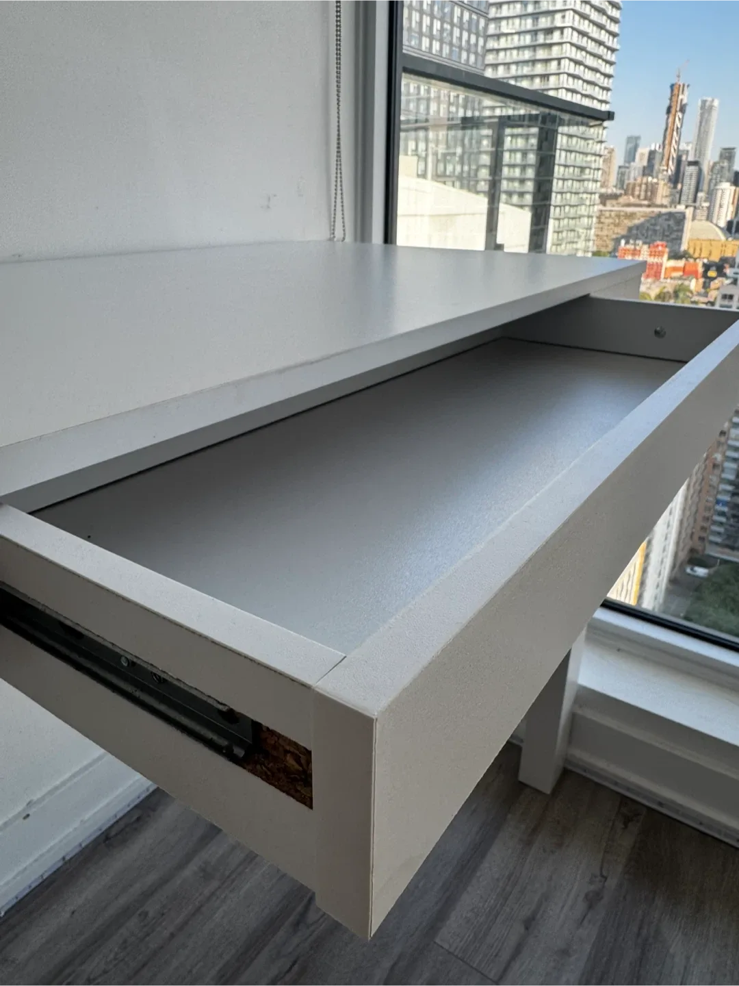 White Desk with Drawer image indicator(4)