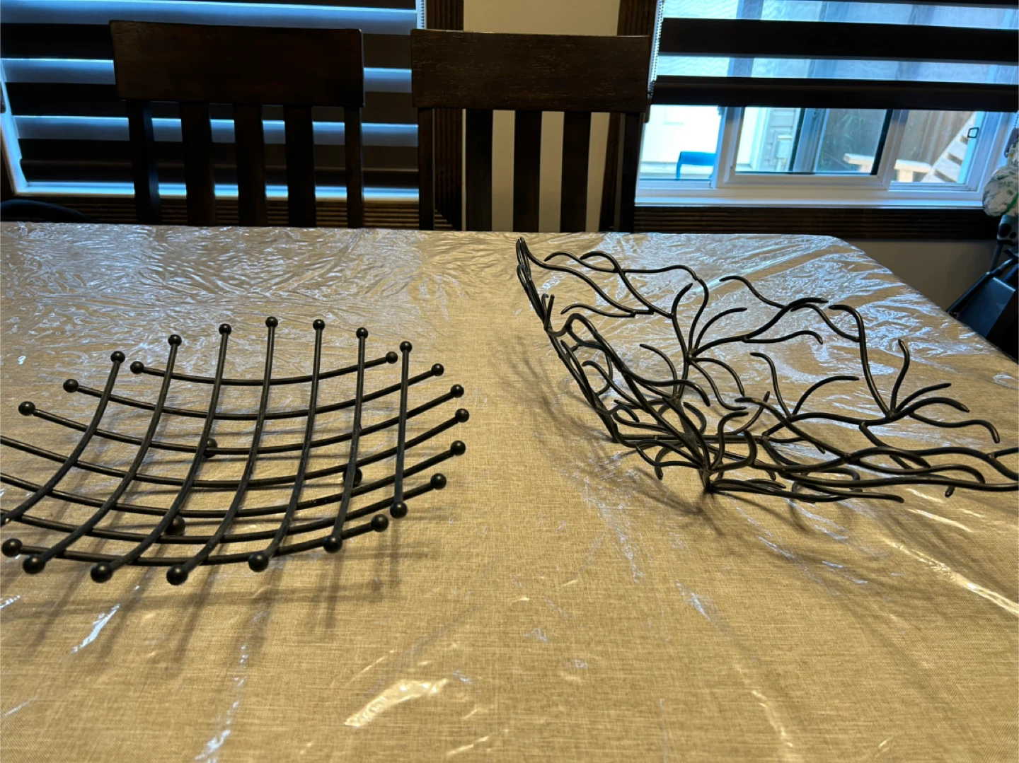Decorative Metal Bowls - Set of 2