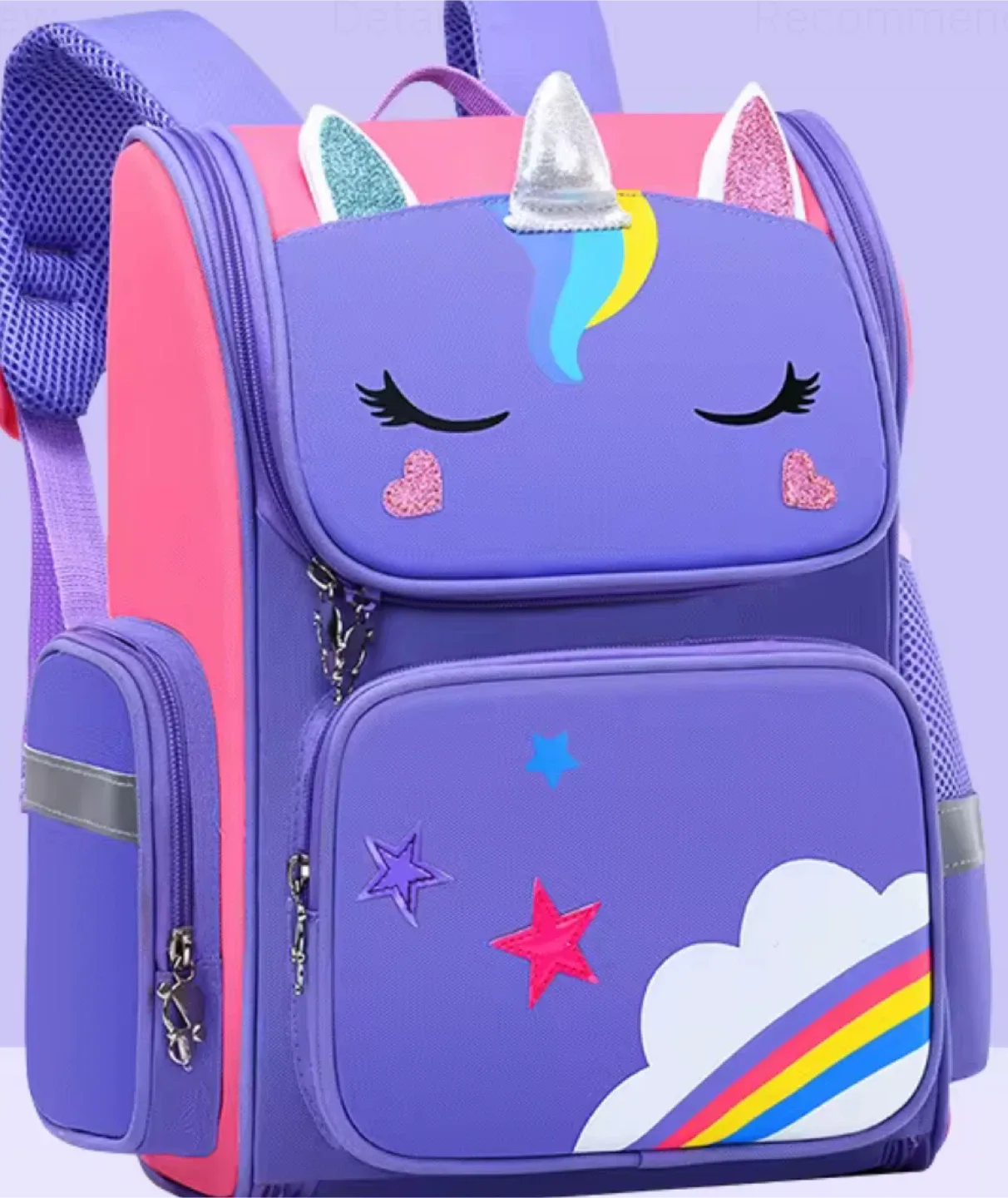 Kids Backpack - Purple for Grades 1-6 thumbnail
