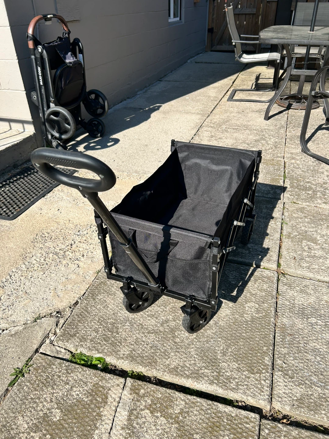 Collapsible Outdoor Utility Wagon - Black - photo 4