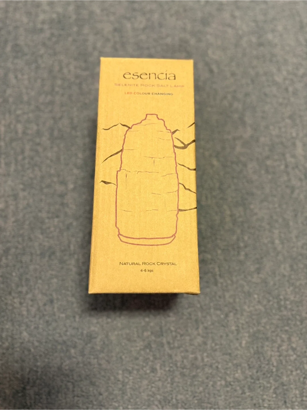 Esencia Selenite Rock Salt Lamp - LED Colour Changing image indicator(3)