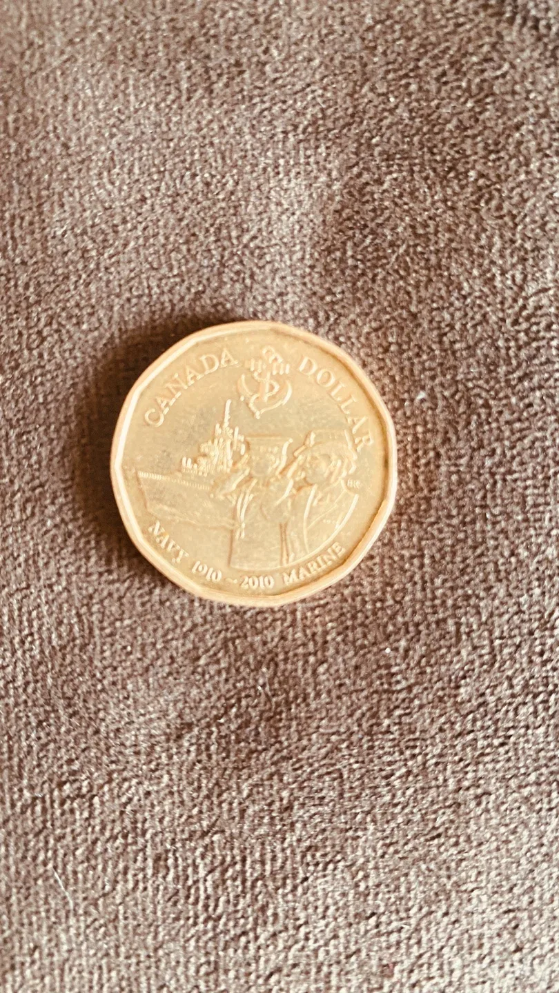 Canada Dollar Navy 1910-2010 Marine Coin thumbnail