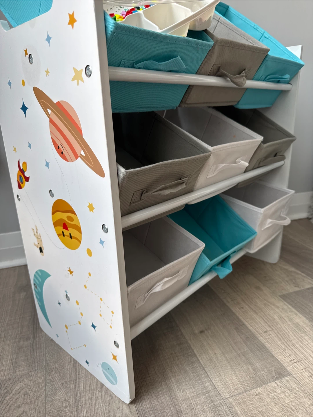 Kids' Toy Storage Organizer with Bins