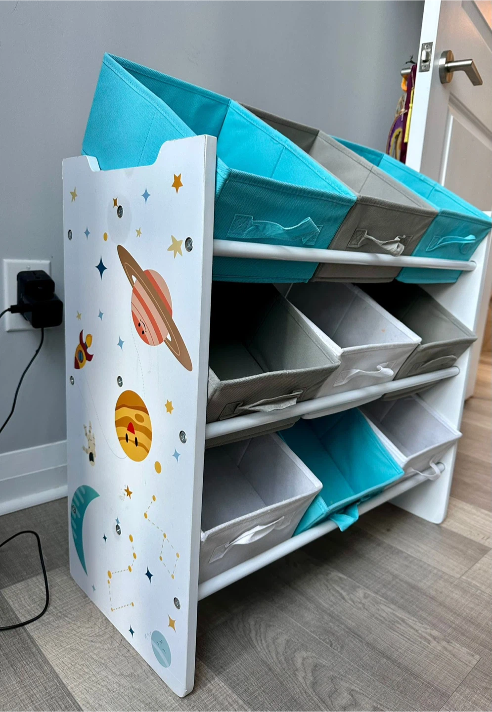Kids' Toy Storage Organizer with Bins - photo 2