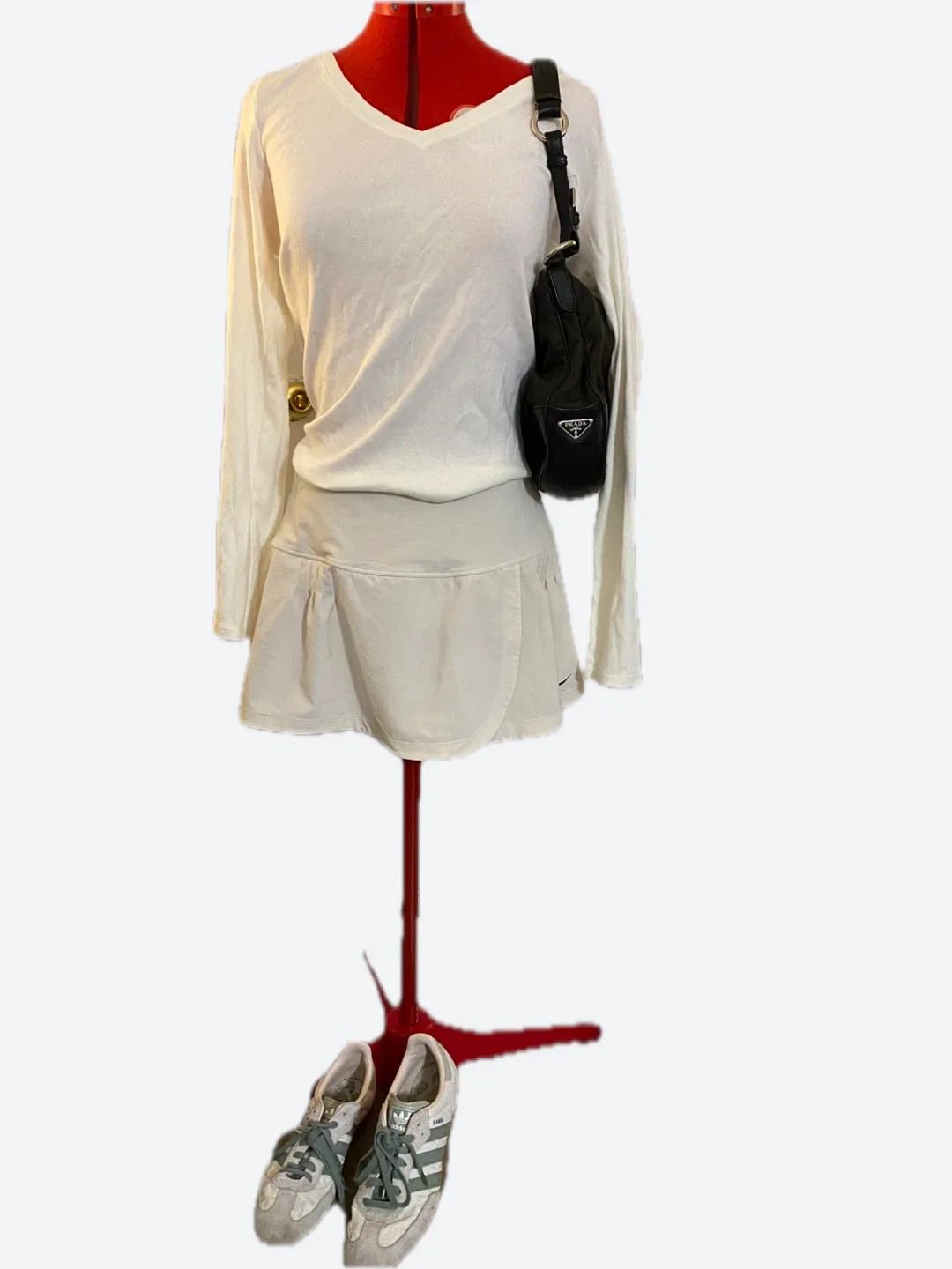 Nike White Tennis Skirt - Size M image indicator(4)