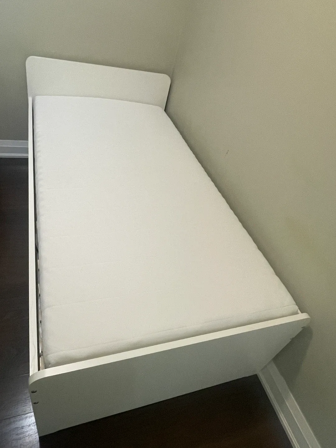 IKEA SLÄKT Bed frame with mattress thumbnail