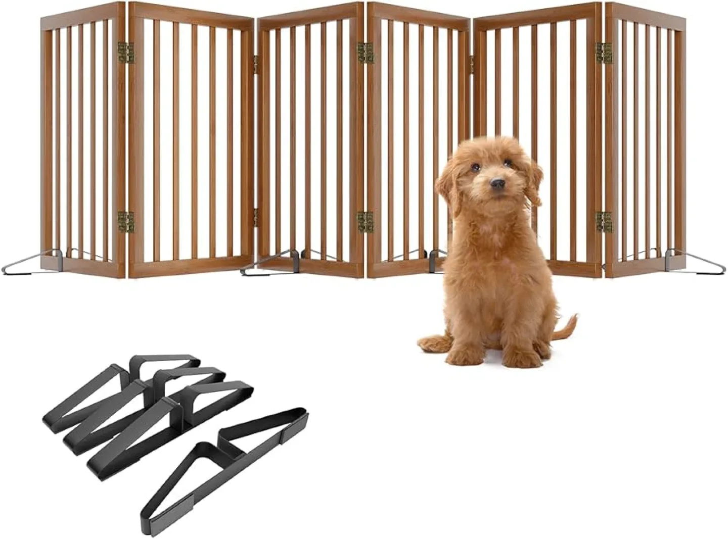 Mino Kesper - Freestanding Foldable Pet Gate - BNIB thumbnail