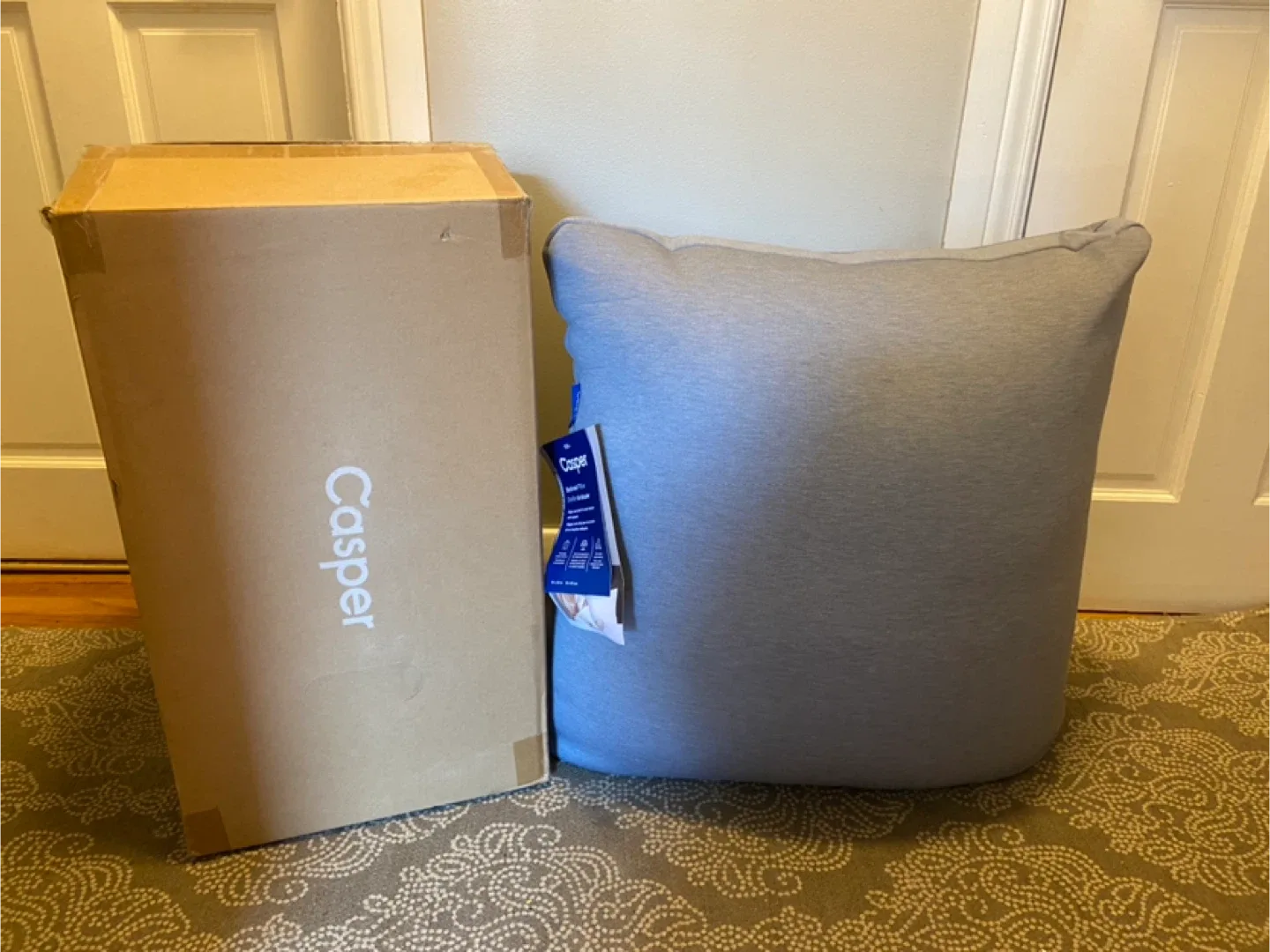 New Casper Sleep Backrest Pillow Grey thumbnail