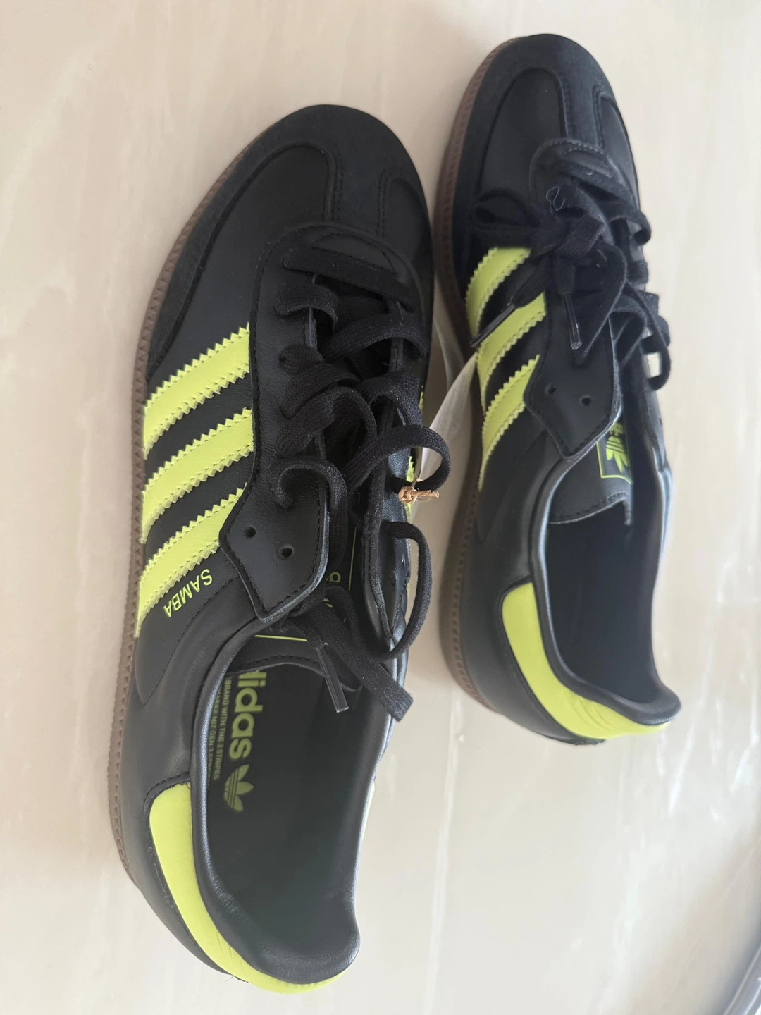 Adidas Samba Black/Acid Mint - Size 11 - photo 2