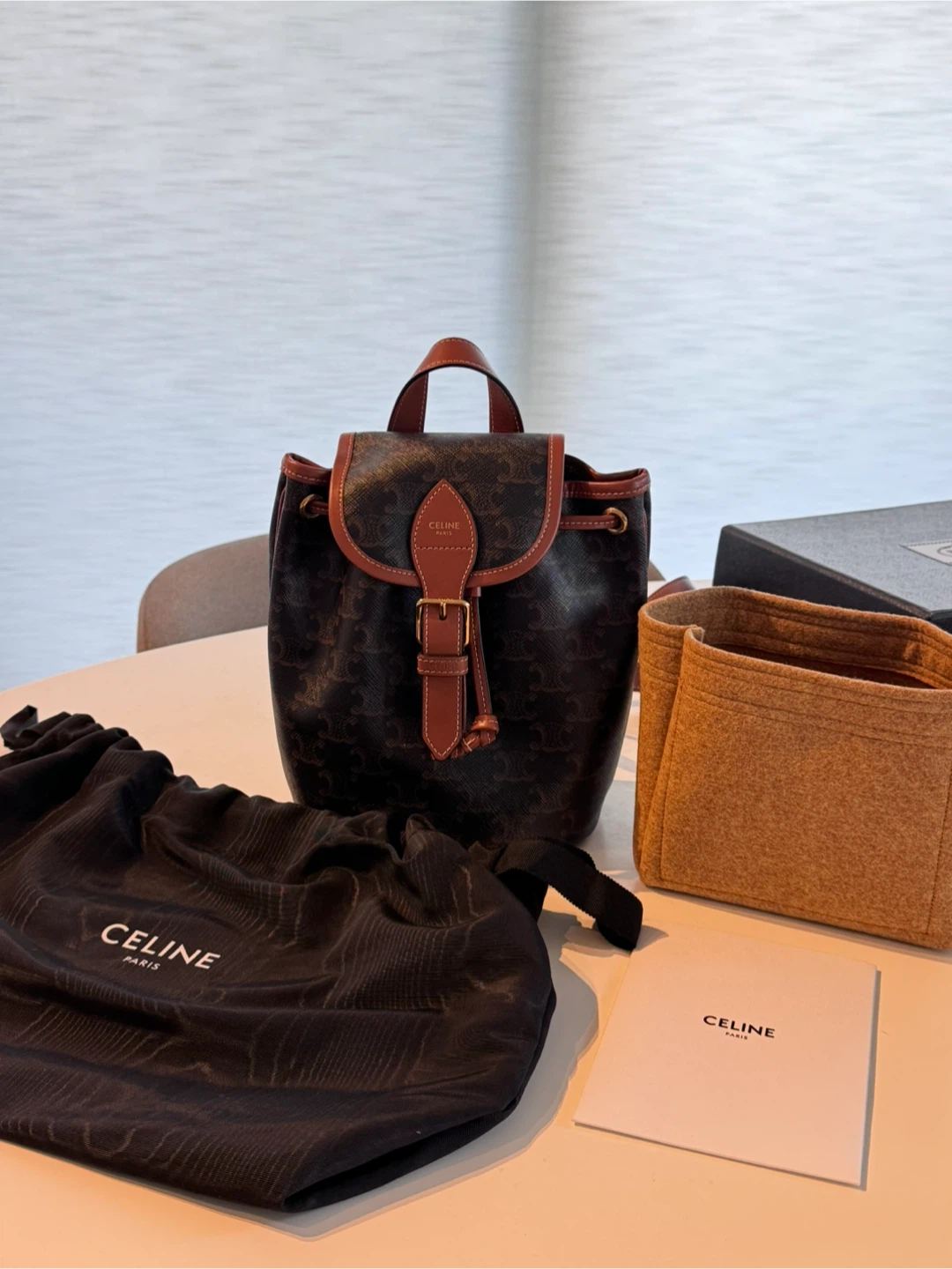 Celine mini backpack triomphe - photo 4