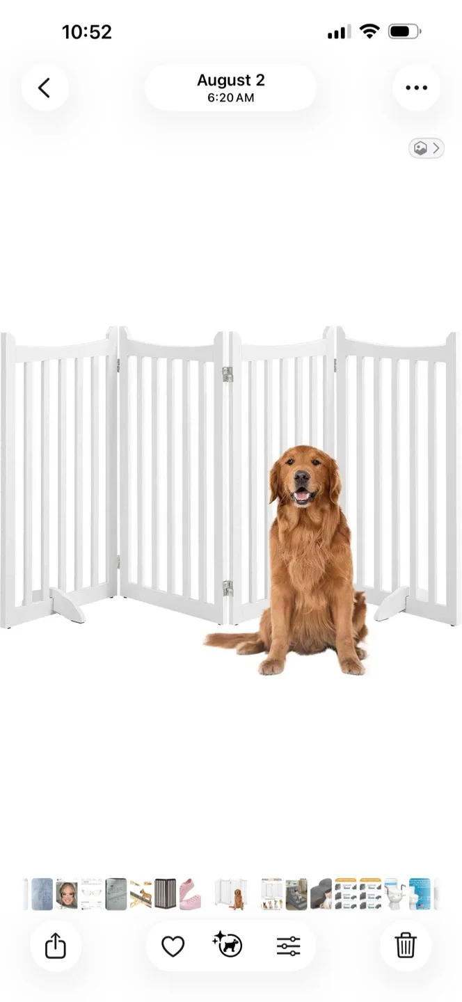 Extra Tall Pet / Dog Fence New in Box Never used 79.5" L x 36" H thumbnail