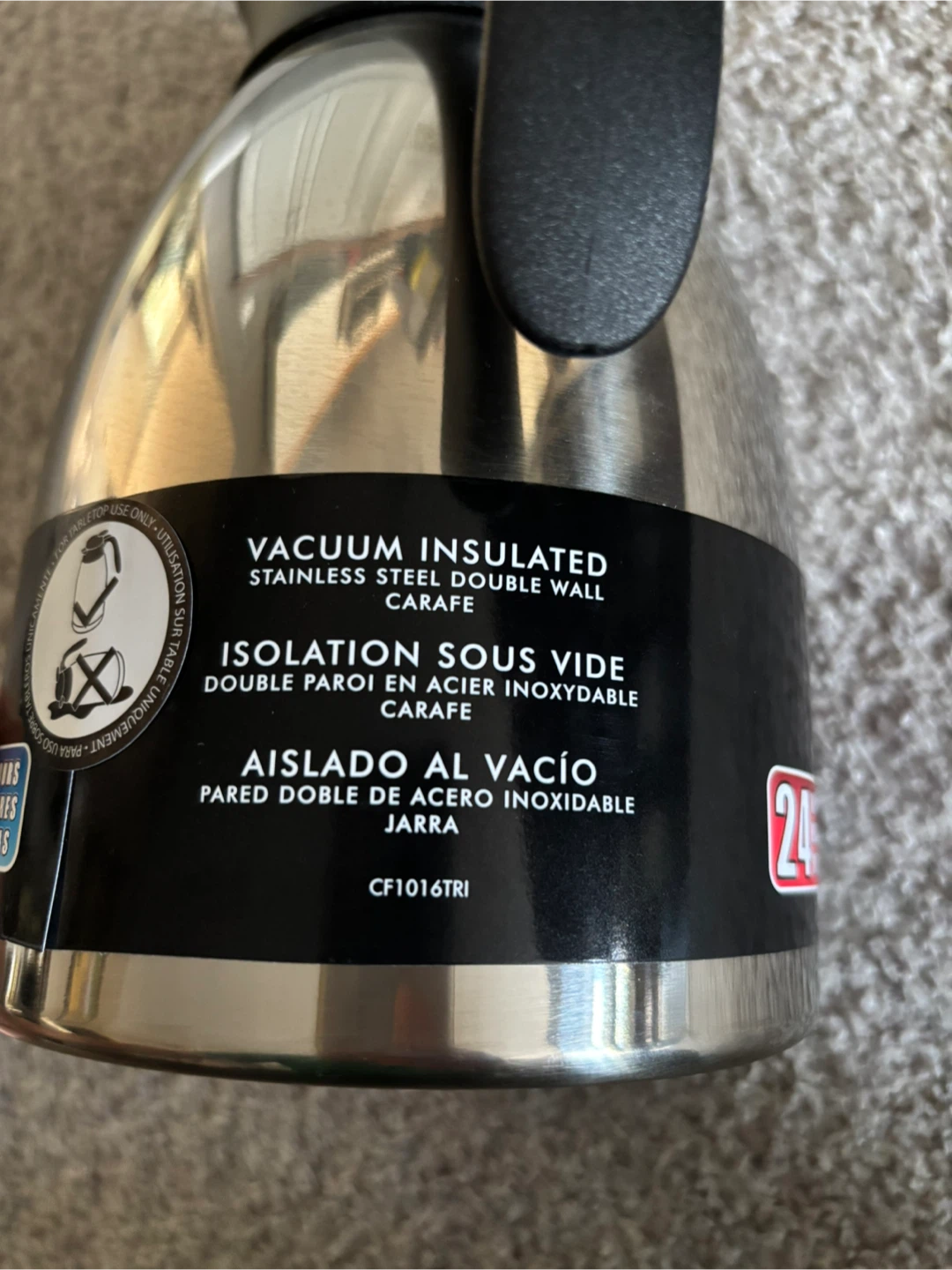 Thermos Brand Stainless Steel Carafe 1.5L - photo 3