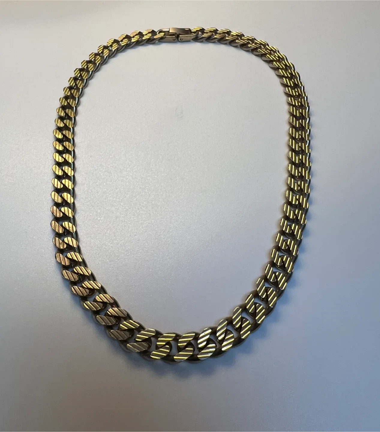 Gold Tone Chain Necklace thumbnail
