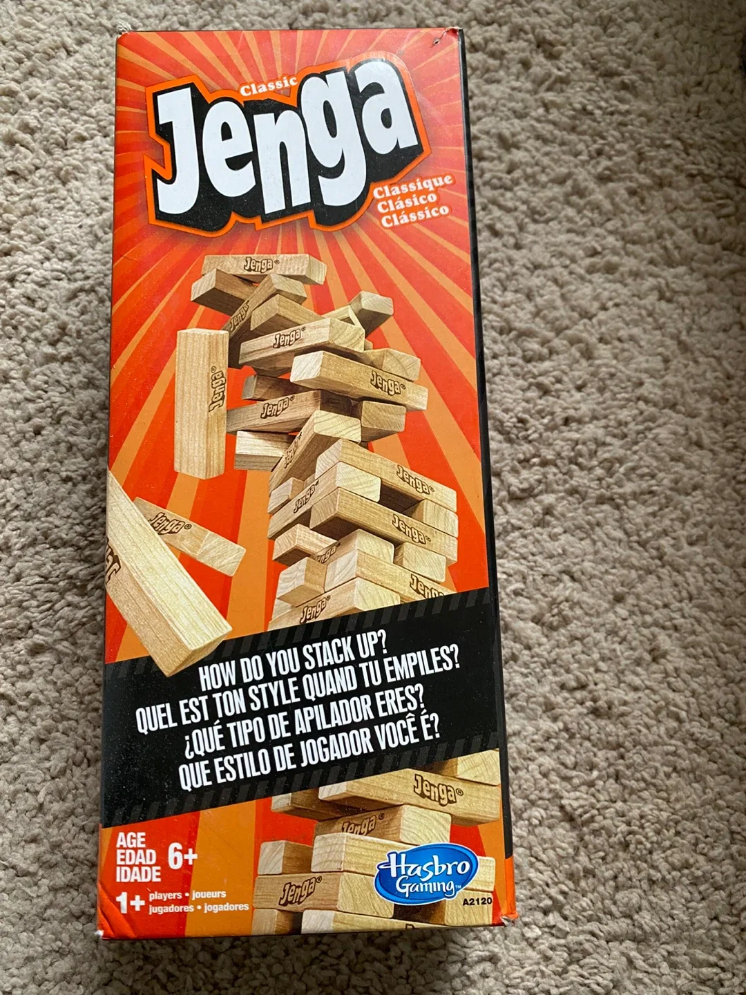 Classic Jenga Game - Ages 6+ 🥕 thumbnail