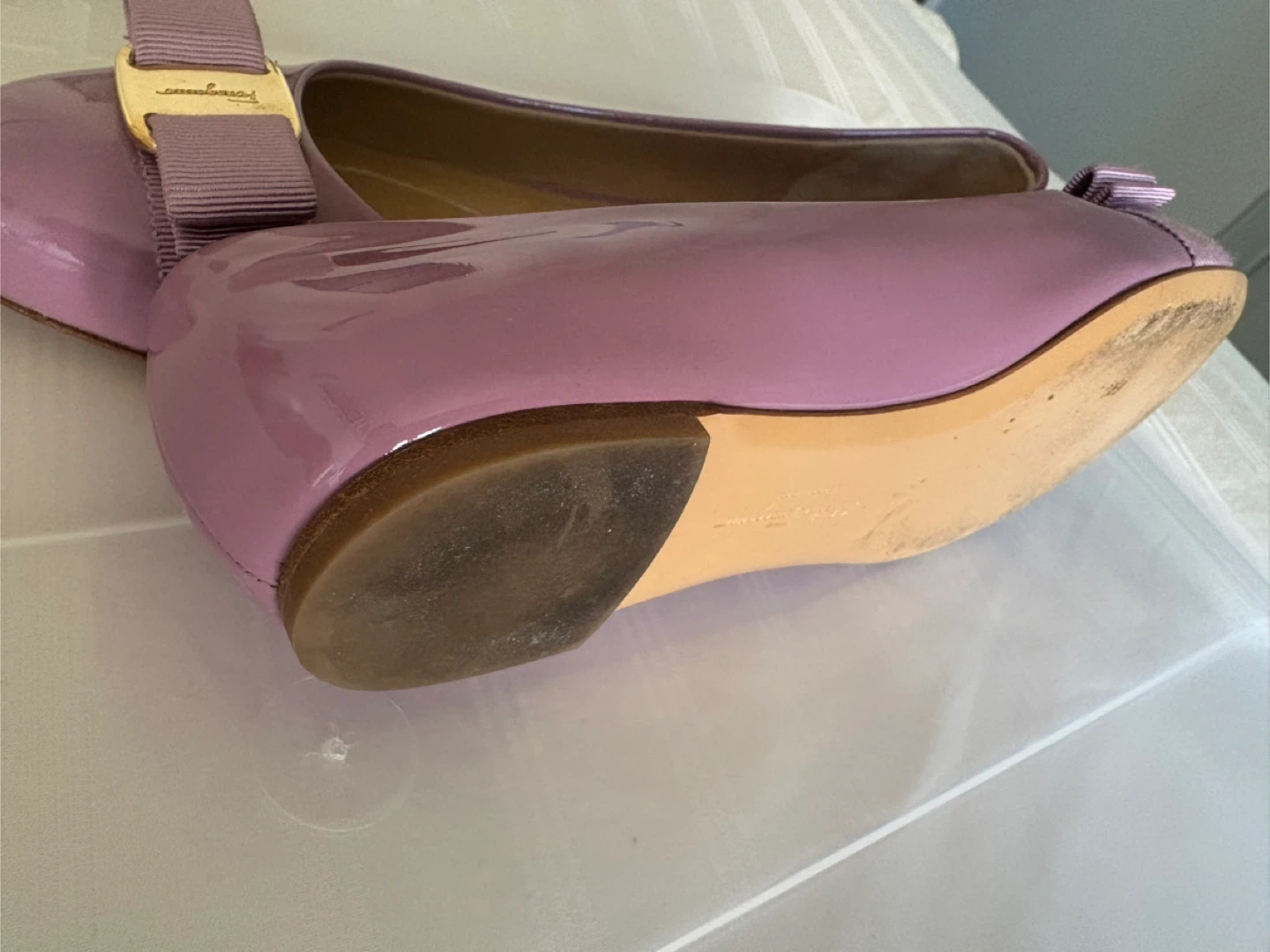 Salvatore Ferragamo Lavender Ballet Flats - photo 4
