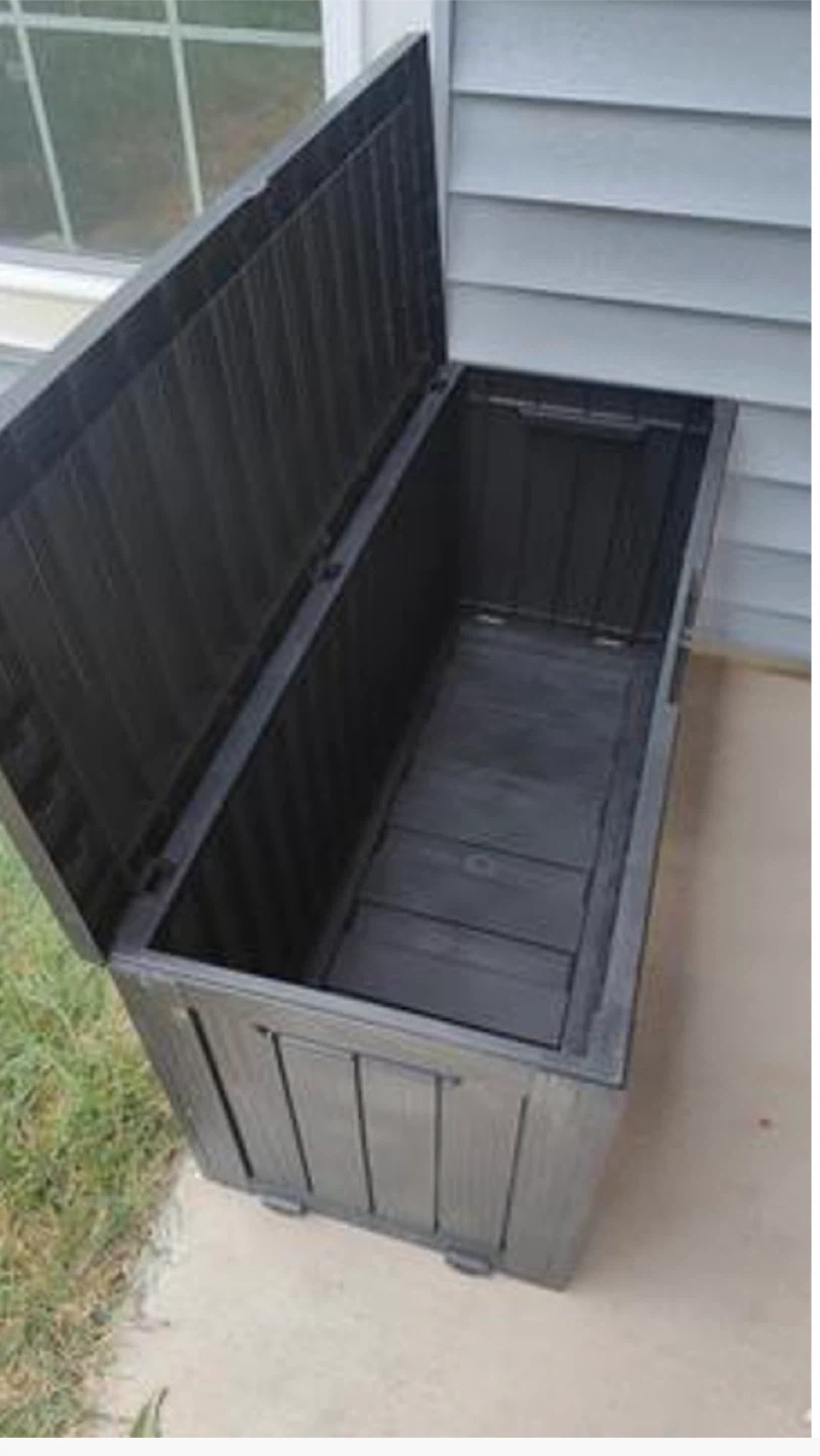 Black Outdoor Storage Container 75Gallon - photo 2