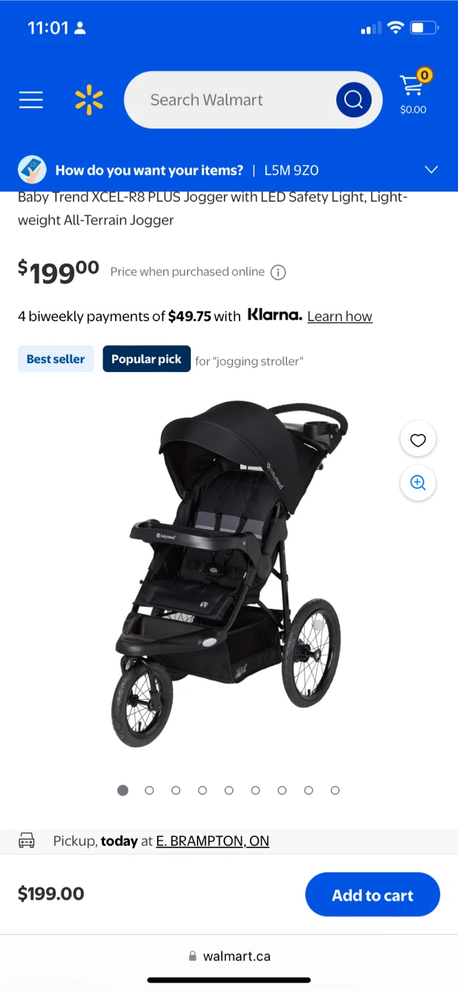 Baby Trend XCEL-R8 PLUS Jogger Stroller