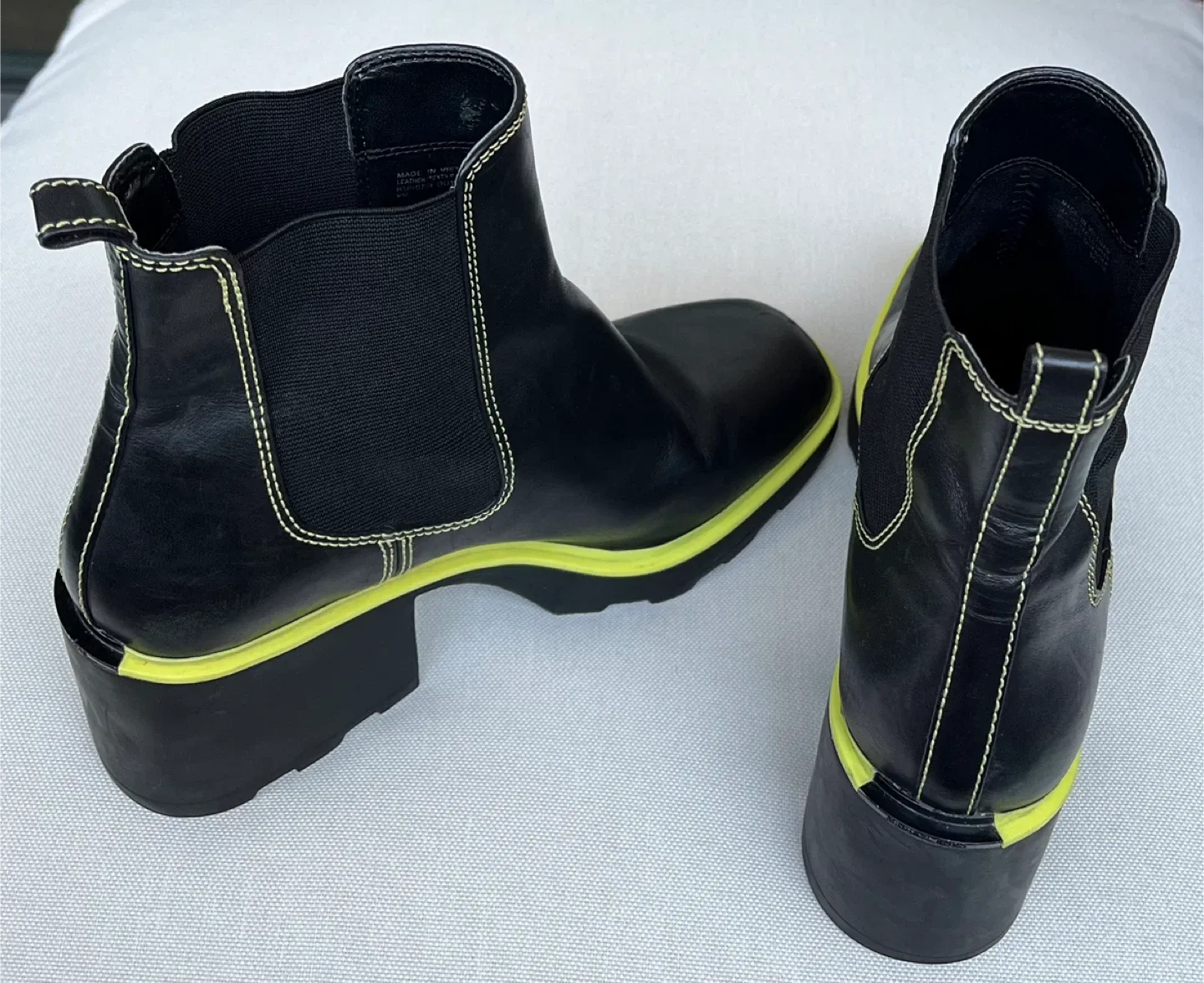 Michael Kors Black Leather Boots image indicator(7)