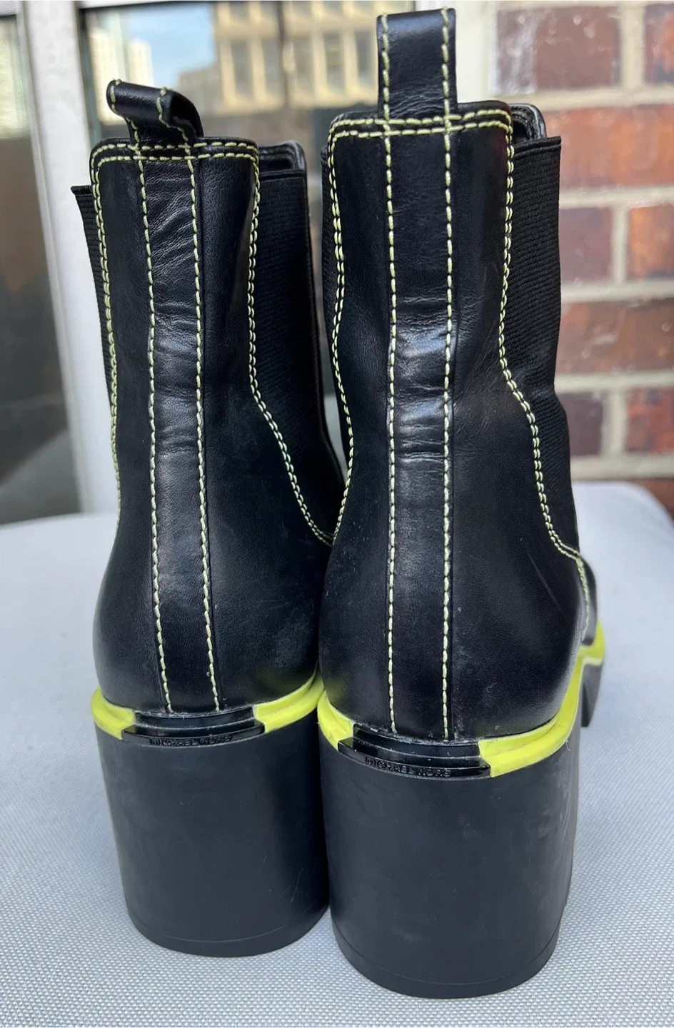 Michael Kors Black Leather Boots image indicator(8)