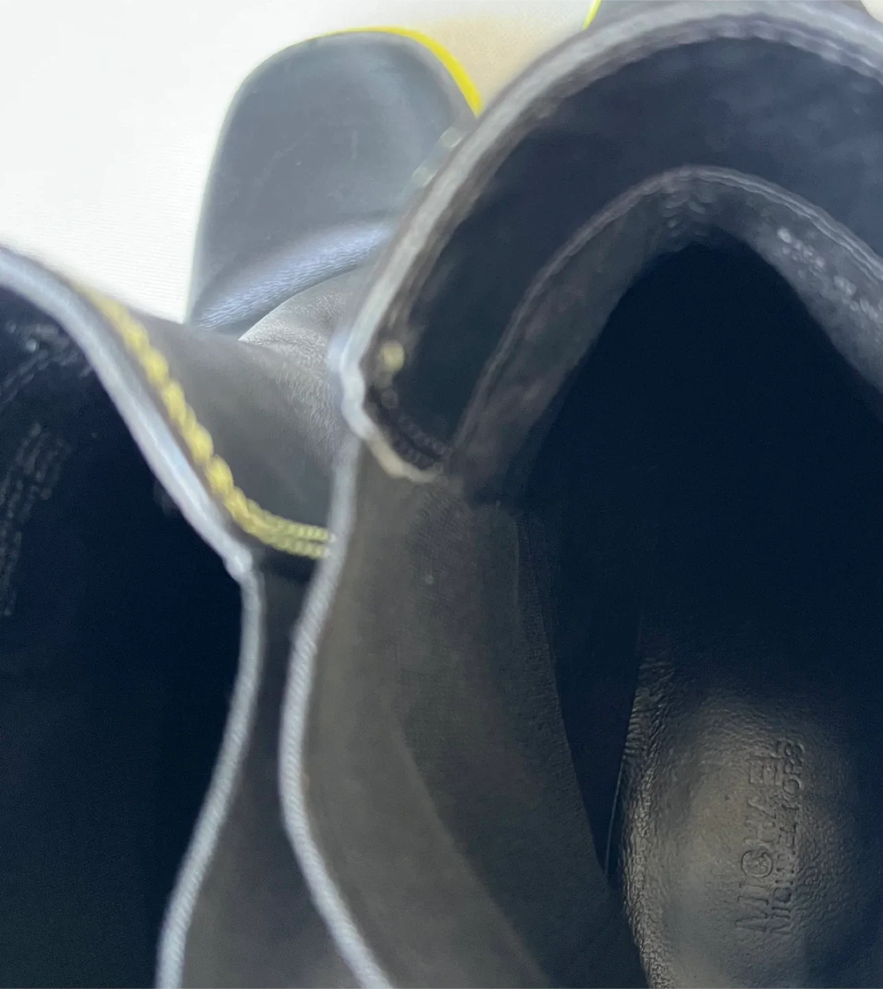 Michael Kors Black Leather Boots image indicator(9)