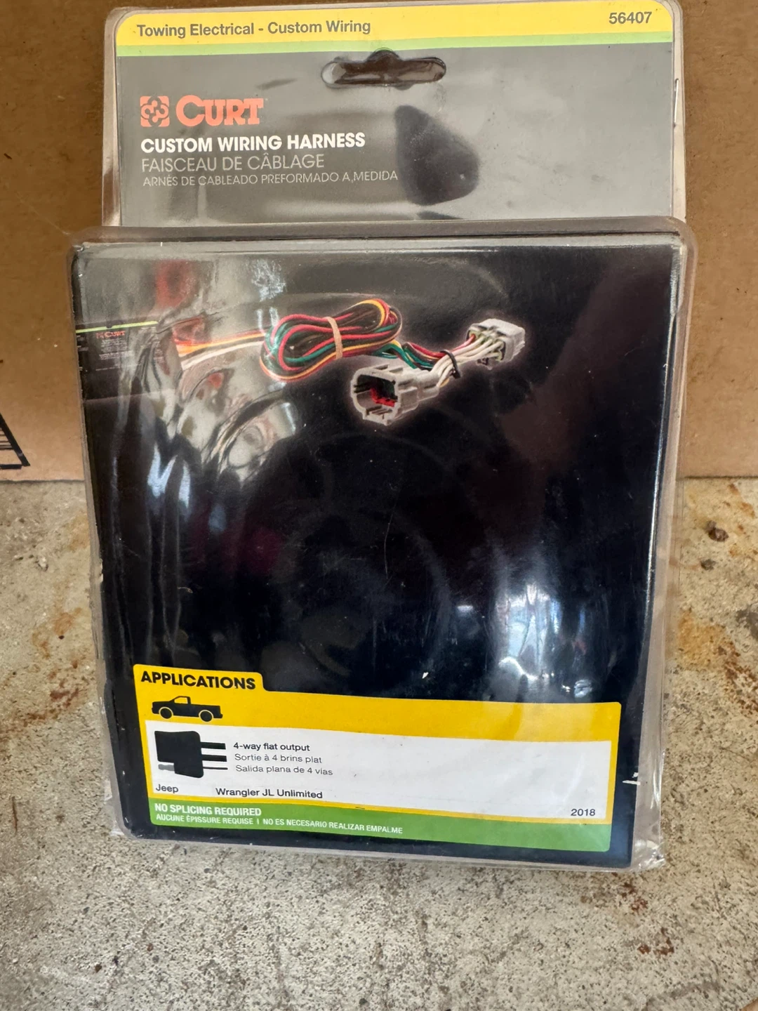 Curt Wiring Harness for Jeep Wrangler JL Unlimited