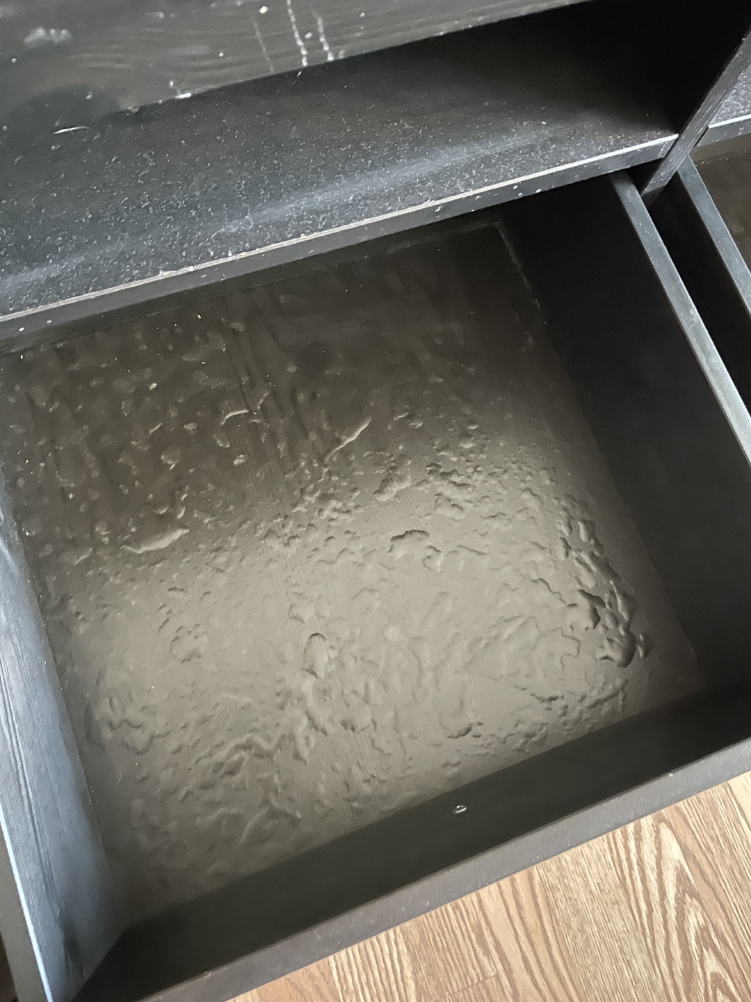 Black TV Stand with Drawers - photo 3