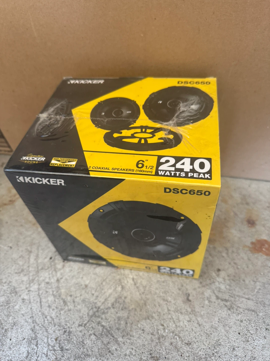 Kicker DSC650 6 1/2" 240 Watts Peak Speakers - New