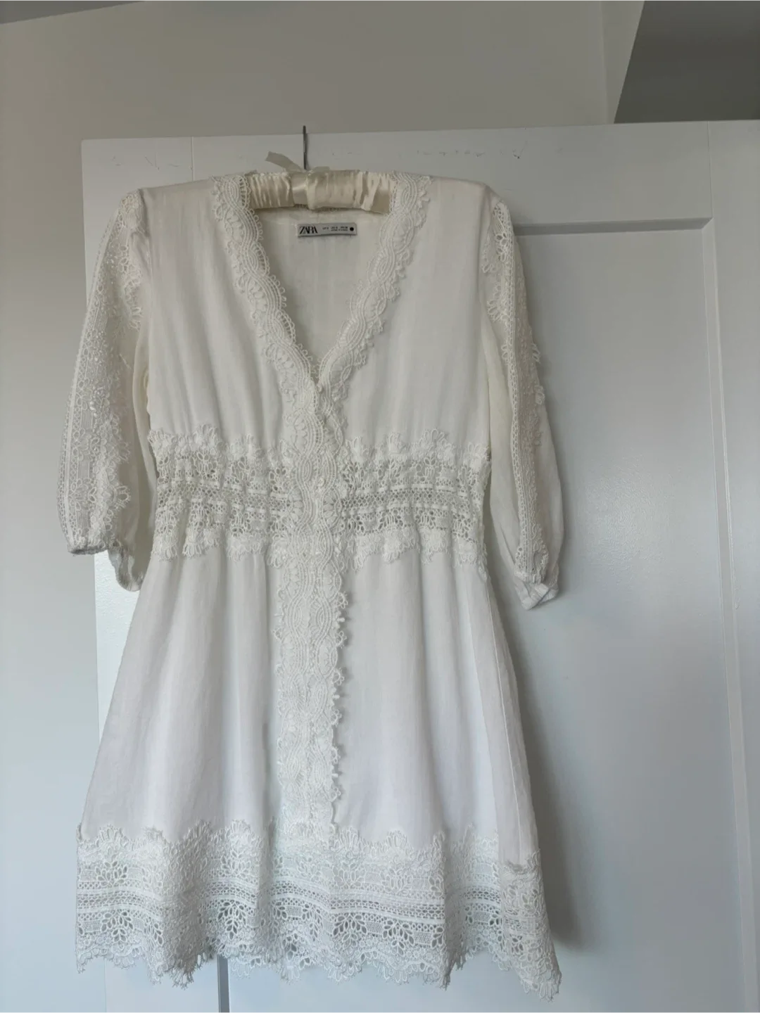 Zara Ramie mini dress image indicator(2)