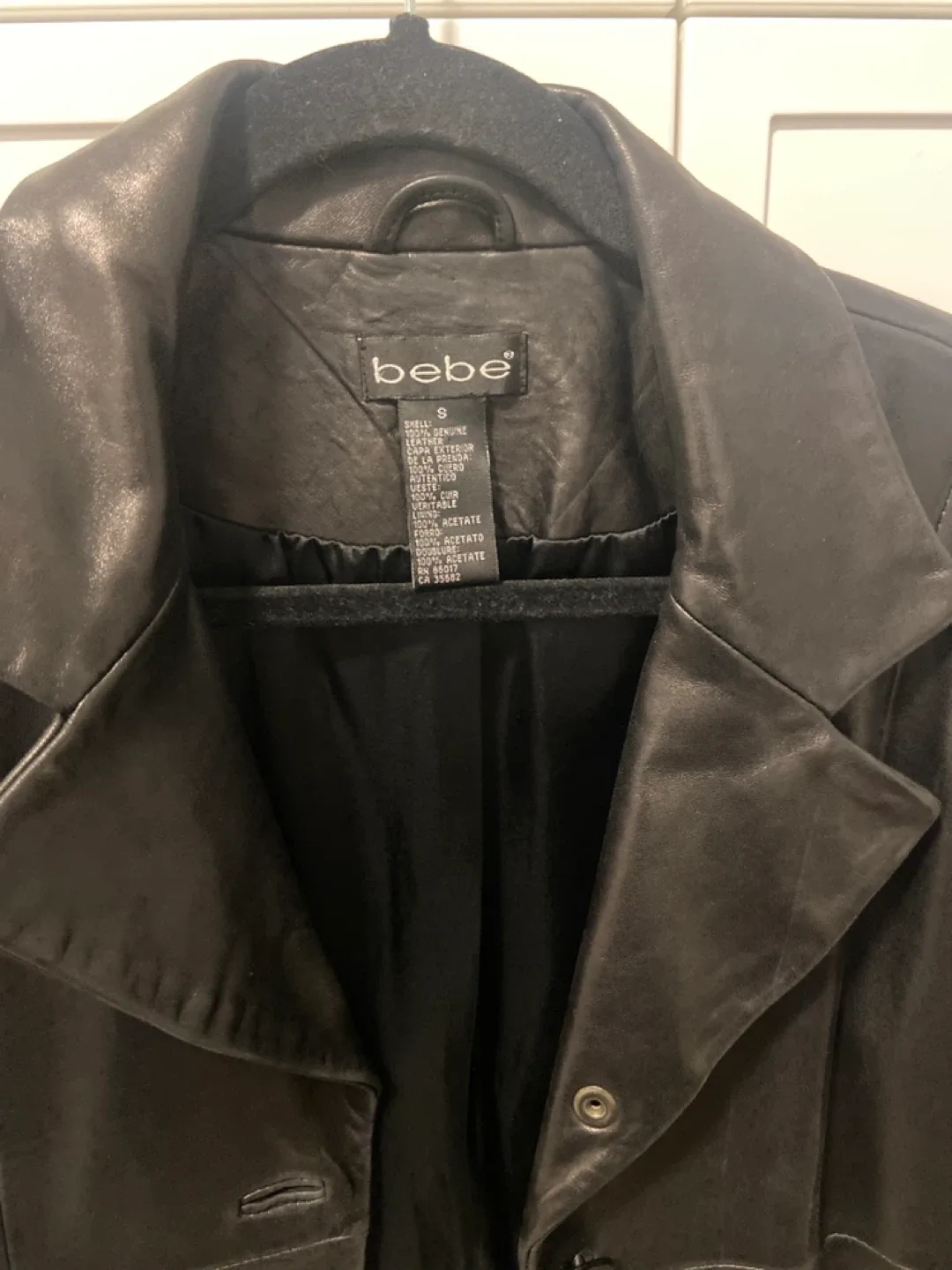 Bebe Leather Jacket - Size Small image indicator(2)