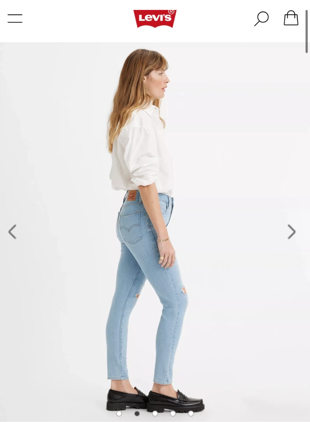 Levi's High Waisted Wedgie Jeans - Size 28 - photo 2