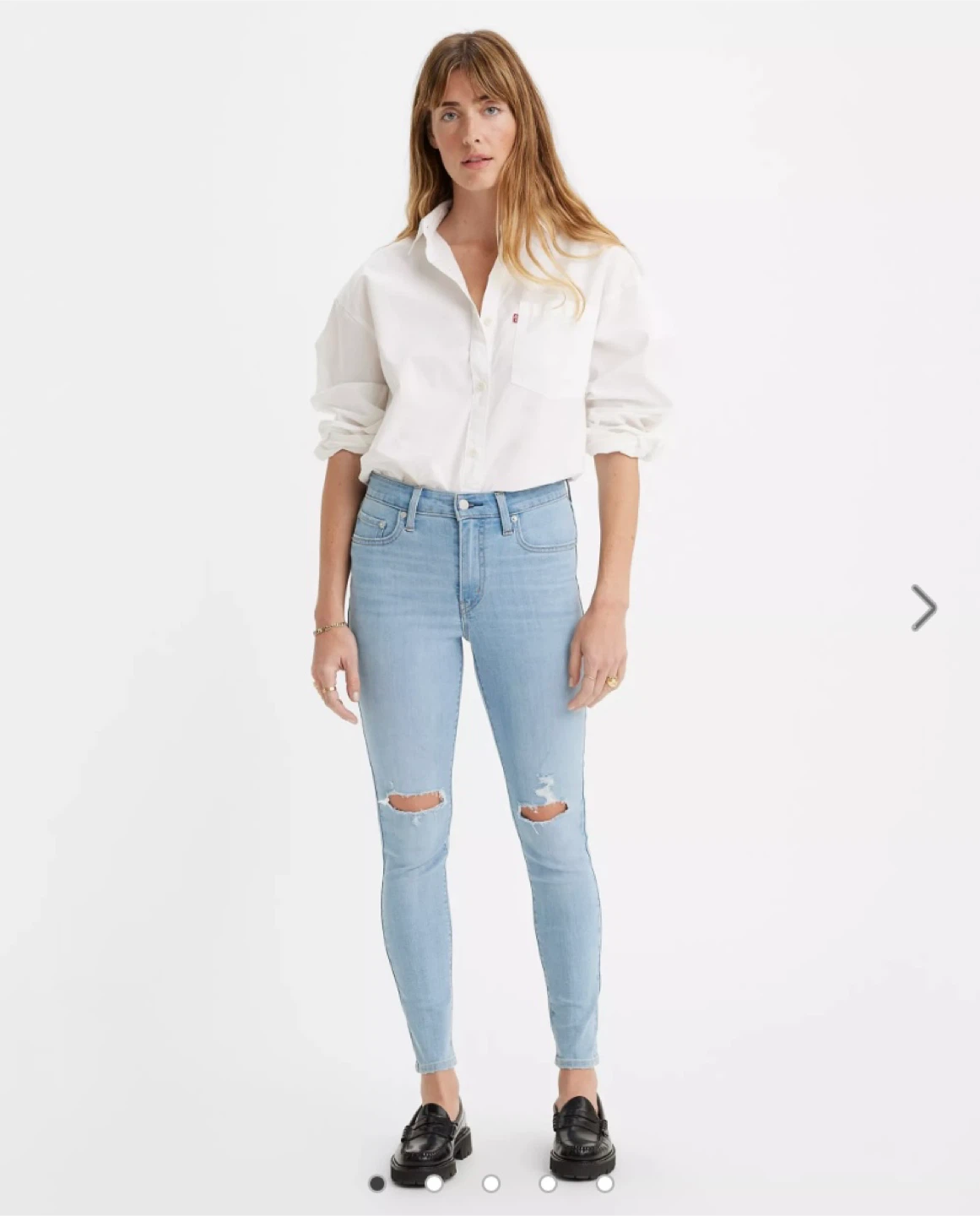 Levi's High Waisted Wedgie Jeans - Size 28