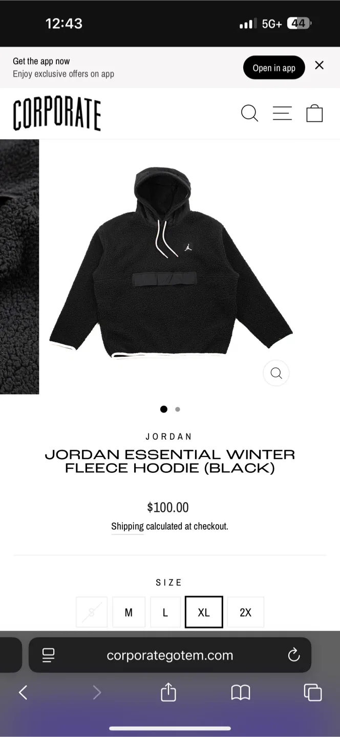 Jordan Essential Winter Sherpa Jacket (2xl) image indicator(7)
