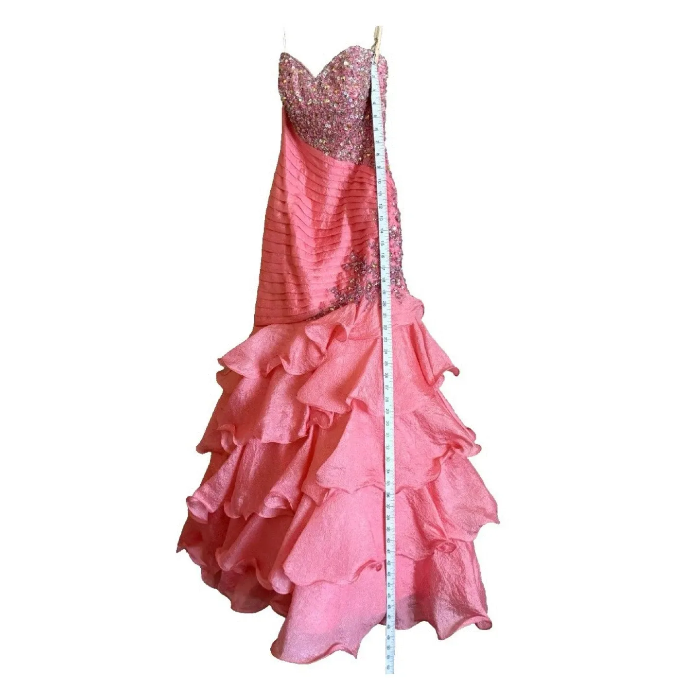 NWT Night Moves Prom Collection Dress - Size 6, Pink thumbnail