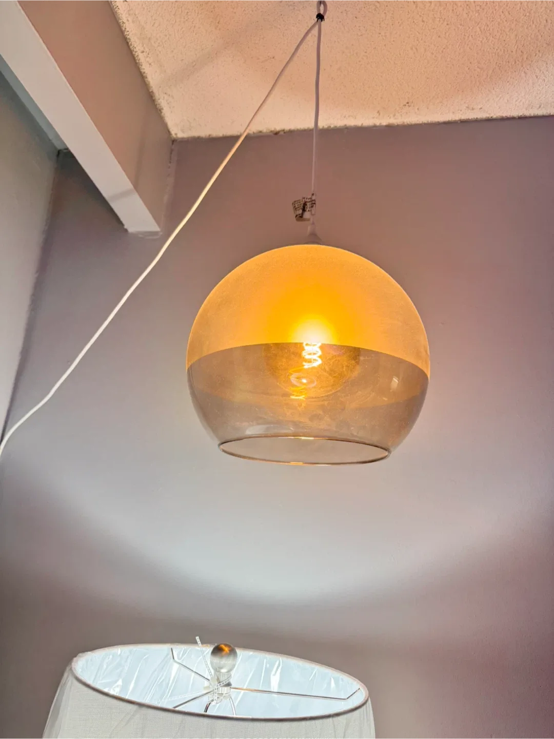 Round Glass Pendant Light thumbnail
