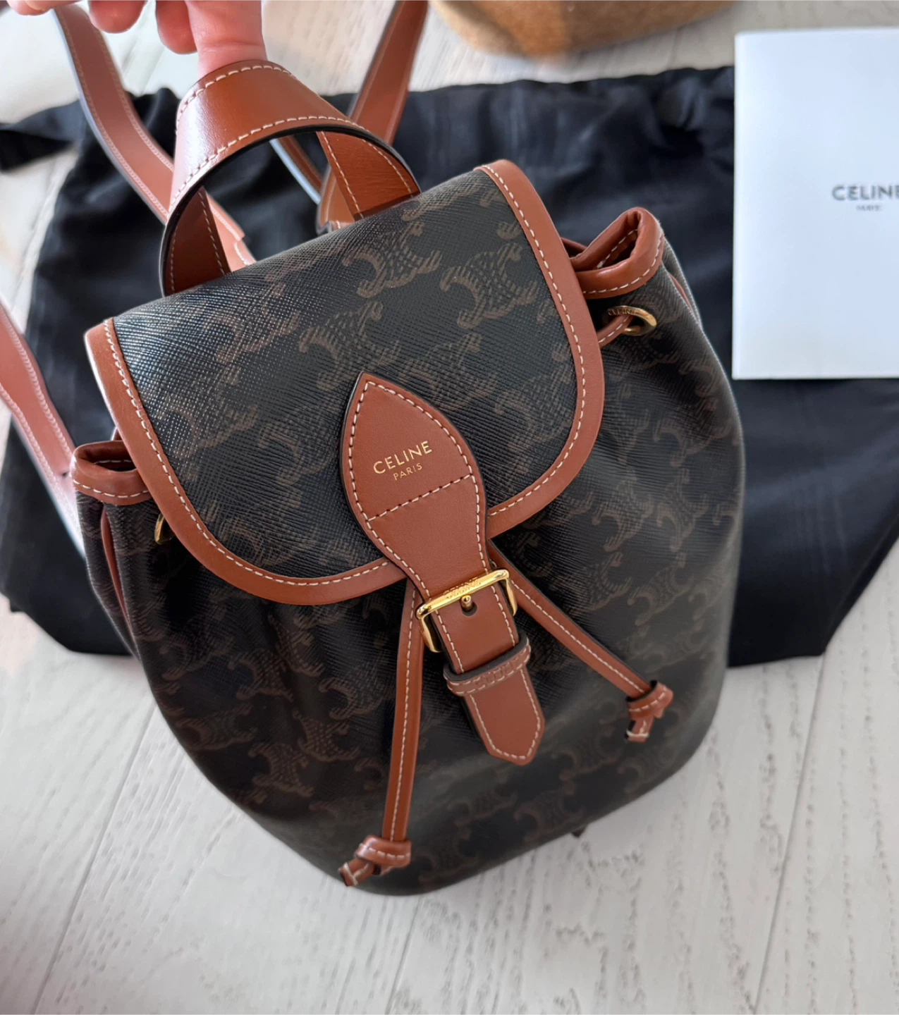 Celine mini backpack triomphe - photo 2