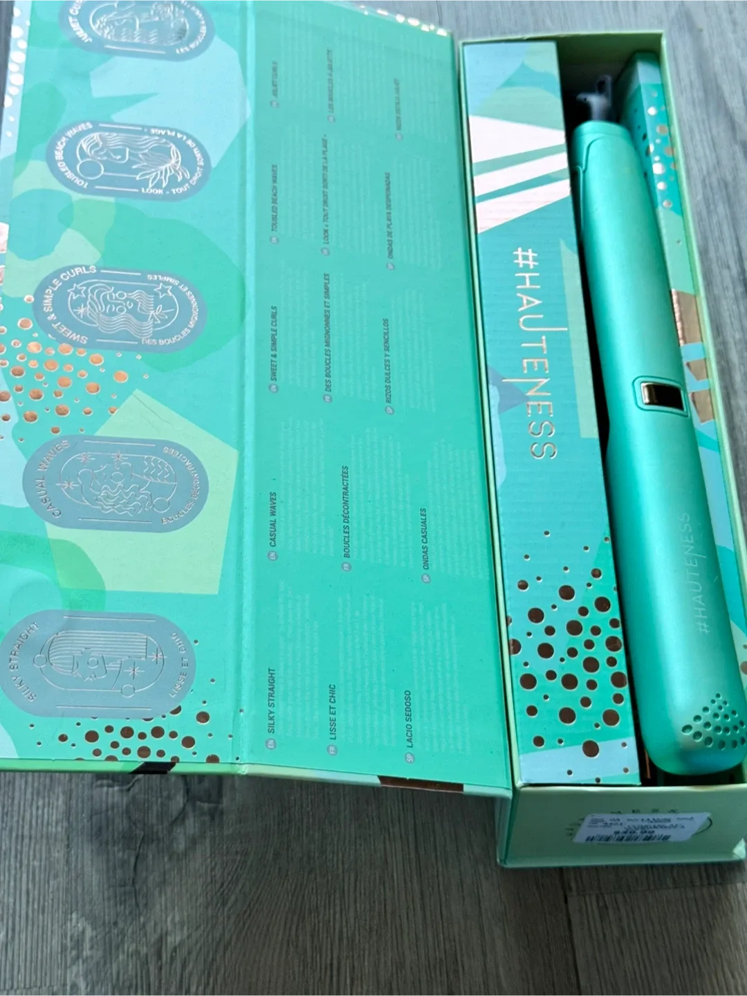 Unbound Petite Cordless Ceramic Curling Iron image indicator(6)