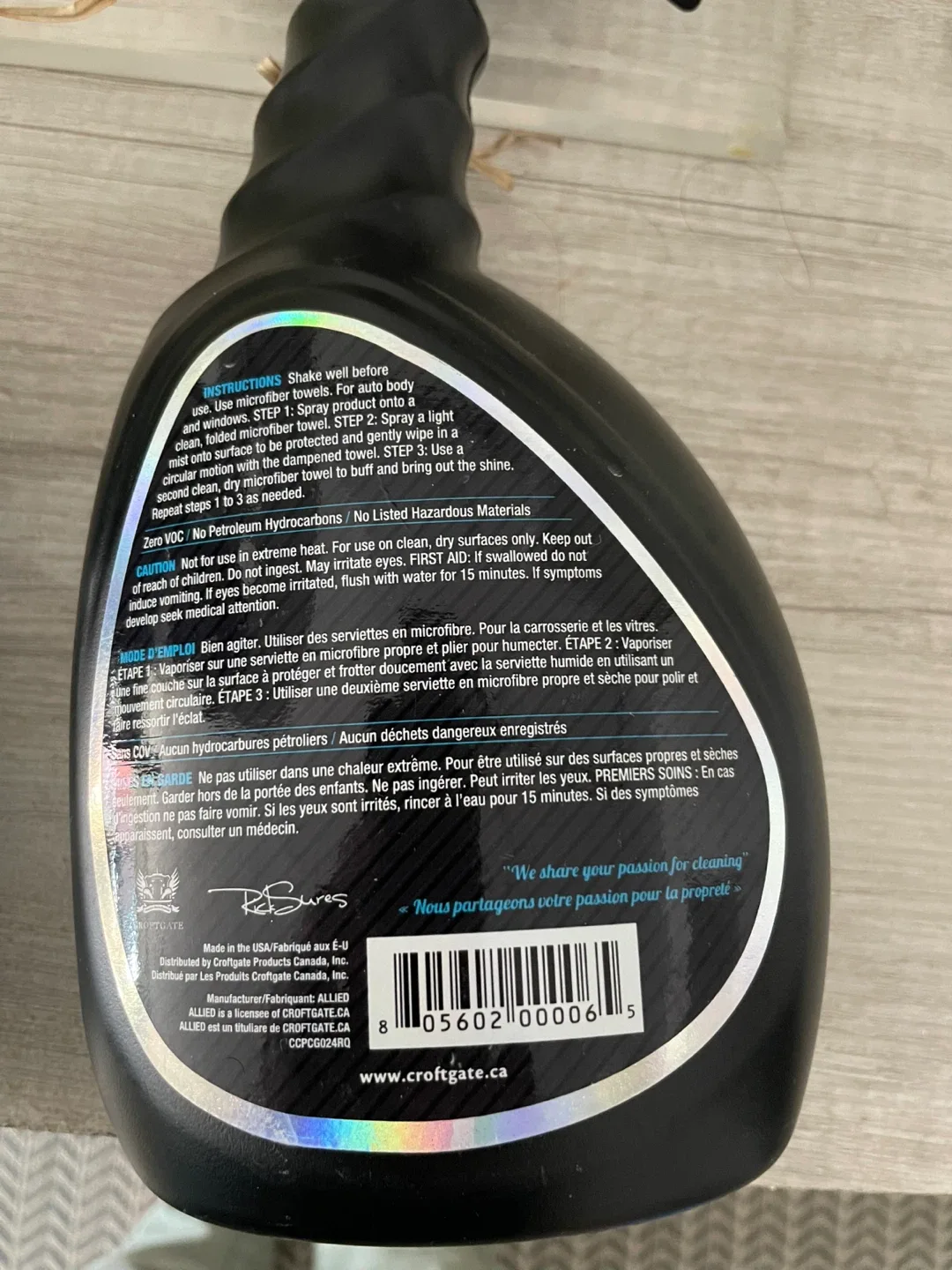 Croftgate Quick-N-Slick Polymer Polish 946ml image indicator(2)