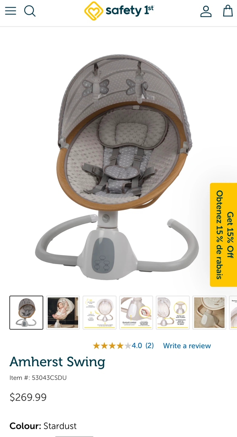 Safety 1st Amherst Swing - Stardust Colour - photo 3