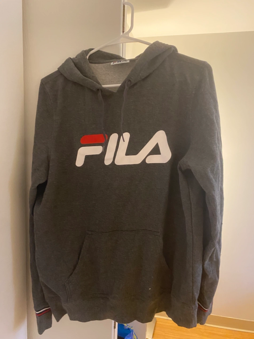 Fila Grey Hoodie - Size Large