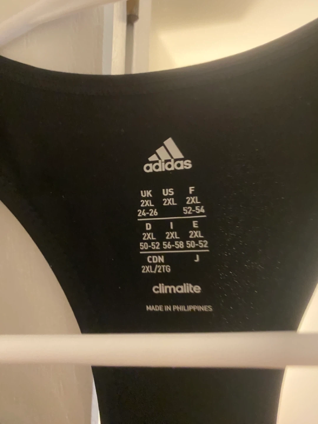 Adidas Climalite Tank Top - Black, 2XL - photo 2