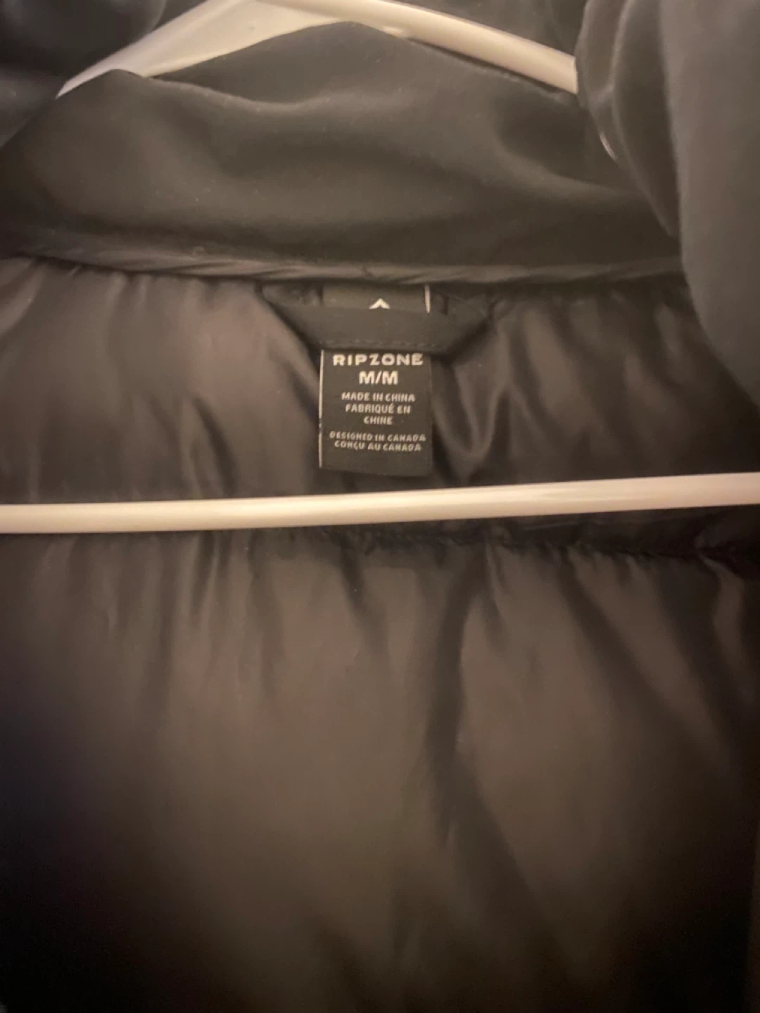 Ripzone Black Puffer Coat - Size M/M - photo 2