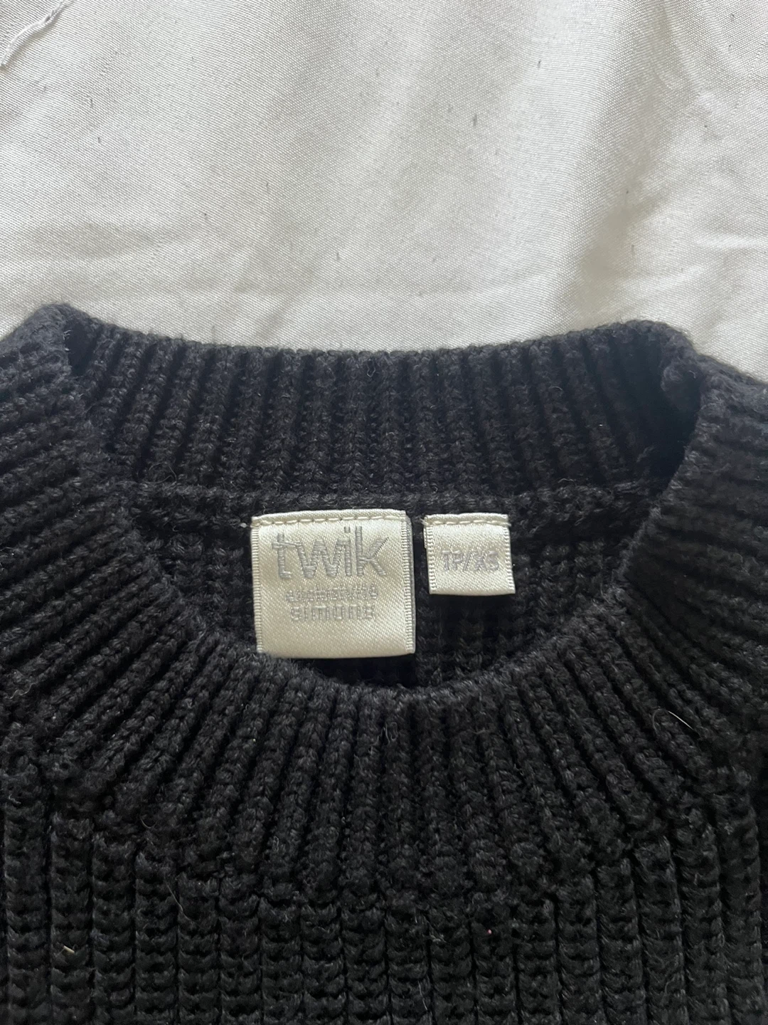 Twik Black Knit Vest - Size XS - photo 2