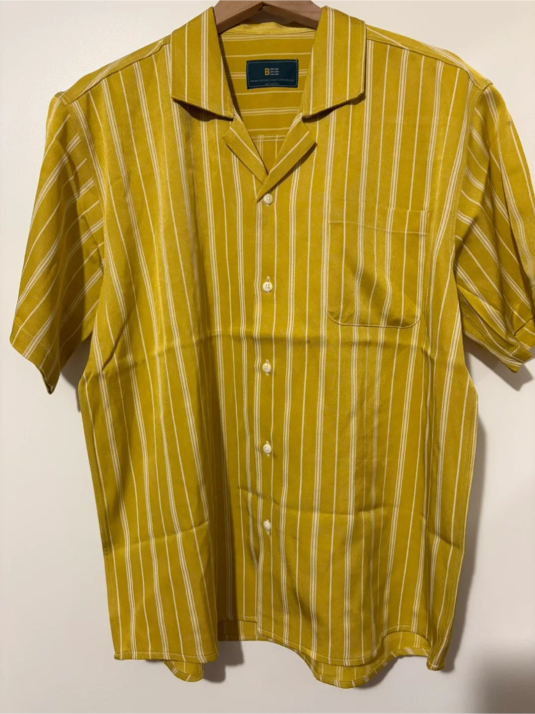 B Three Yellow Striped Shirt thumbnail
