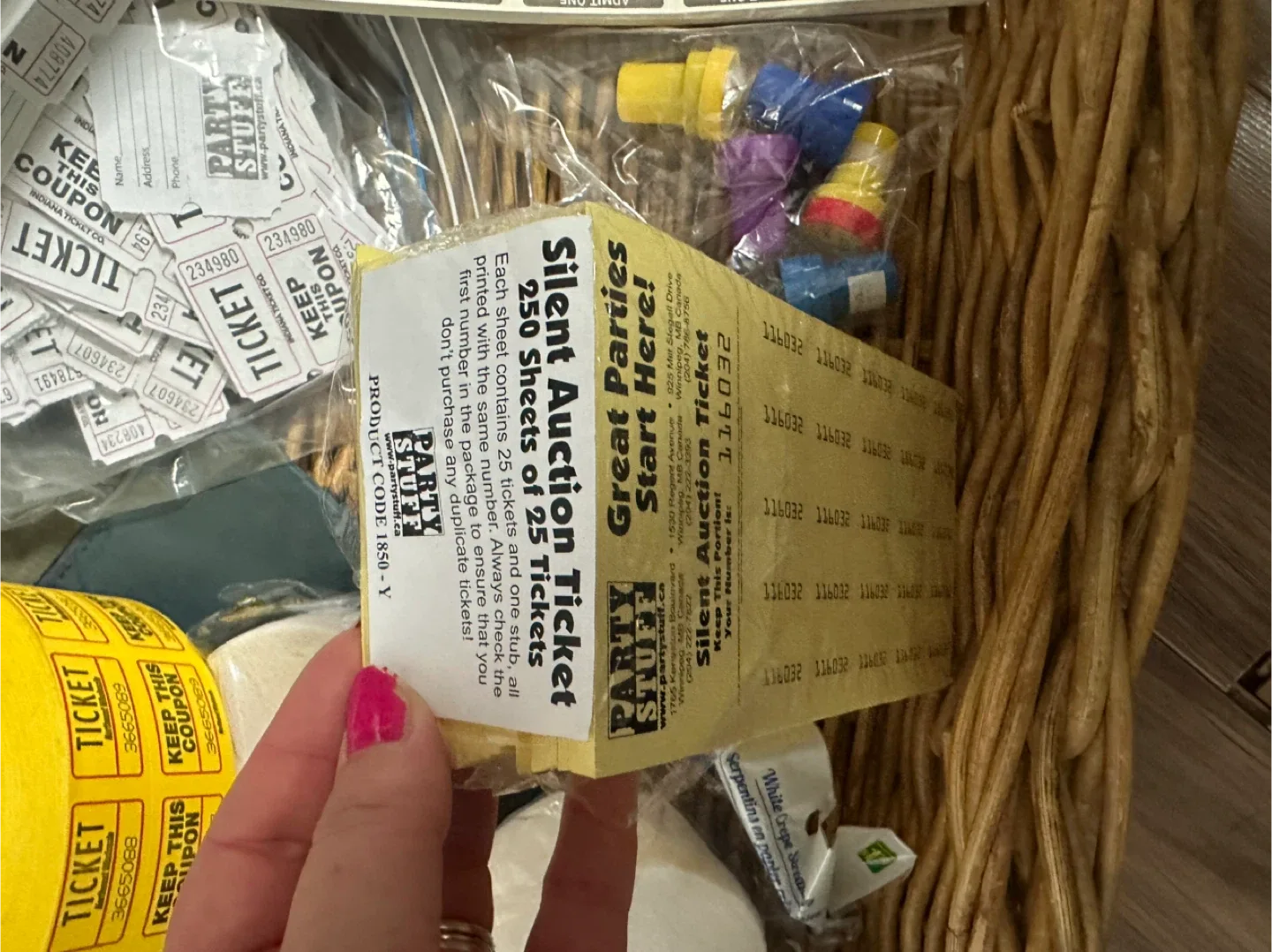 Social Package - Party Stuff Silent Auction Tickets & Supplies image indicator(5)