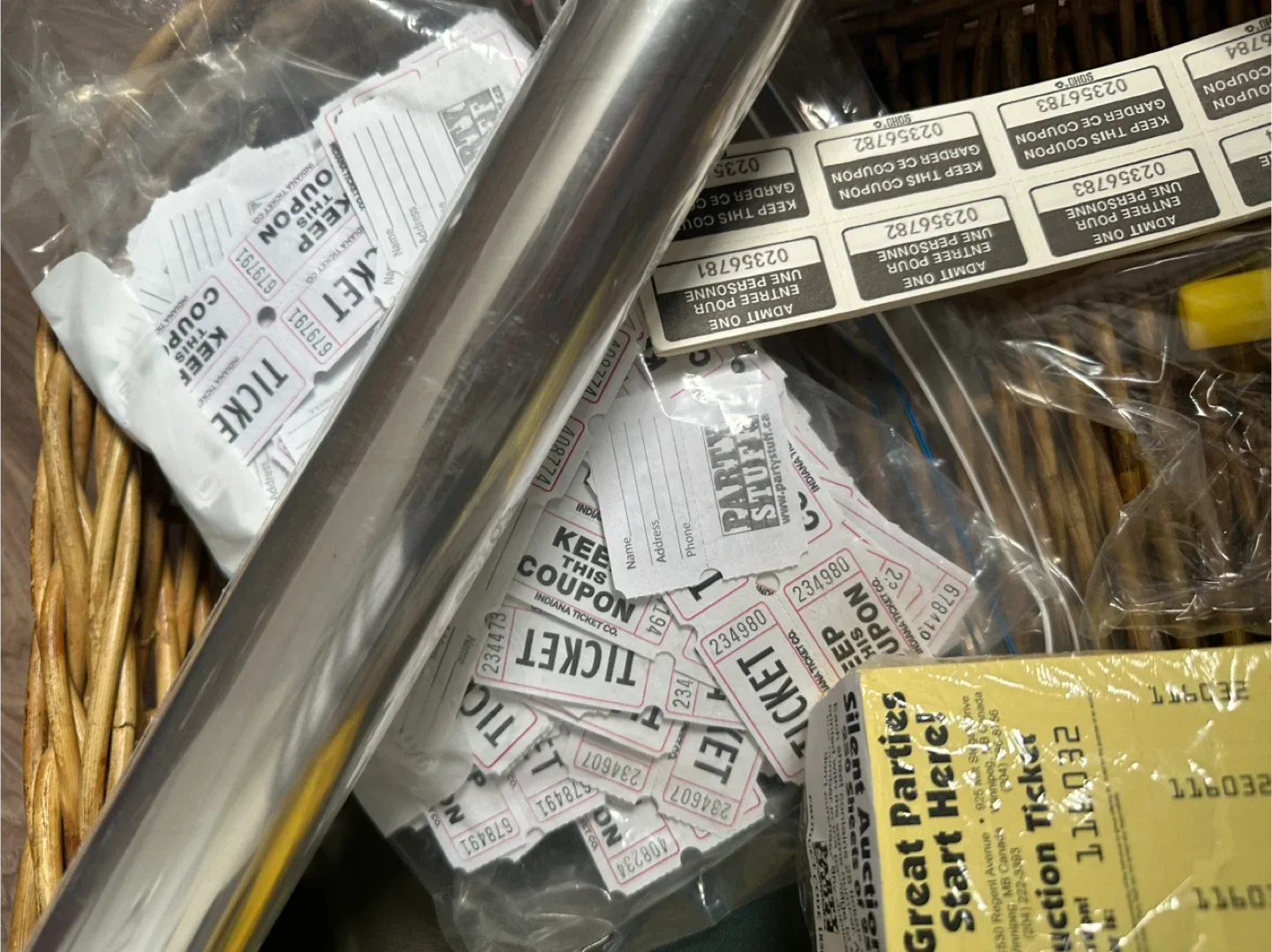 Social Package - Party Stuff Silent Auction Tickets & Supplies image indicator(8)