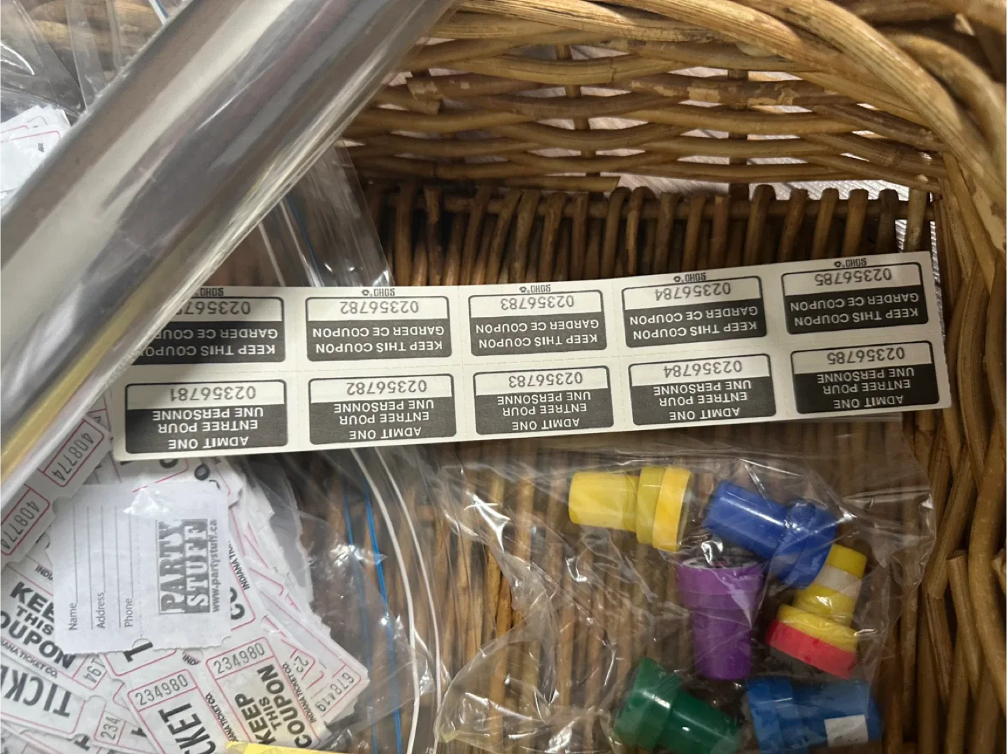 Social Package - Party Stuff Silent Auction Tickets & Supplies image indicator(7)