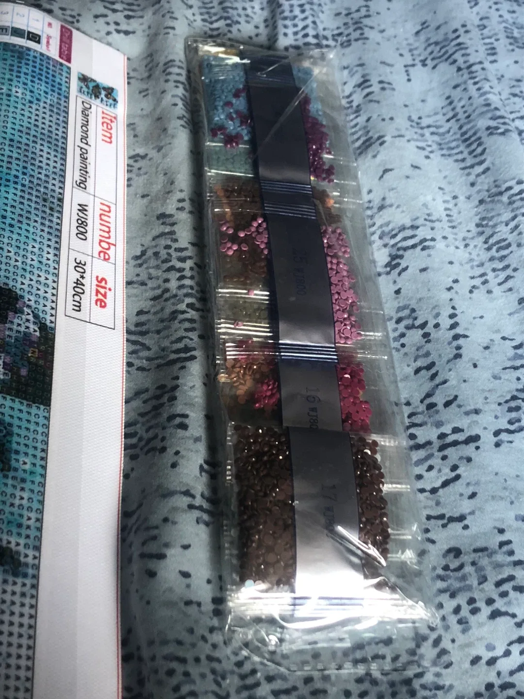 Diamond Painting Kit - Butterfly Design, 30x40cm image indicator(4)