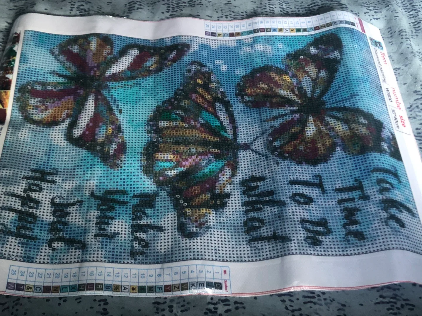 Diamond Painting Kit - Butterfly Design, 30x40cm image indicator(6)